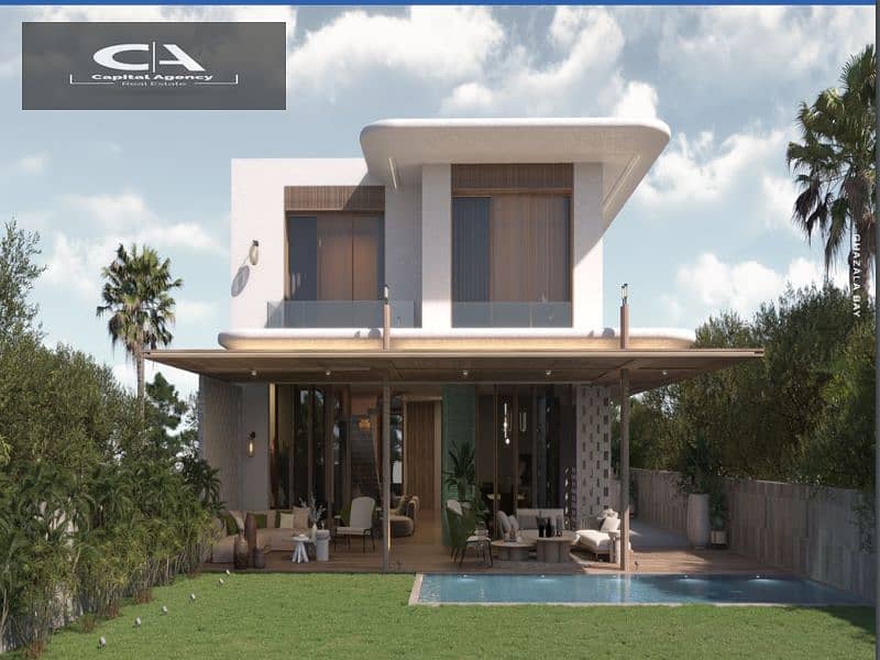 With a 40% cash discount, a distinctive chalet for sale in Zoya North Coast | View directly on the lagoon 9