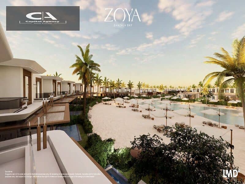 With a 40% cash discount, a distinctive chalet for sale in Zoya North Coast | View directly on the lagoon 21