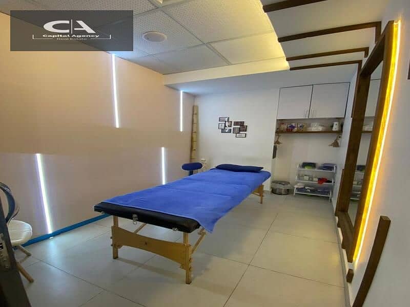 Clinic for rent 75m distinctive on Rd. 90 directly - two rooms - finished and with air conditioning - close to Waterway - Fifth Settlement 8