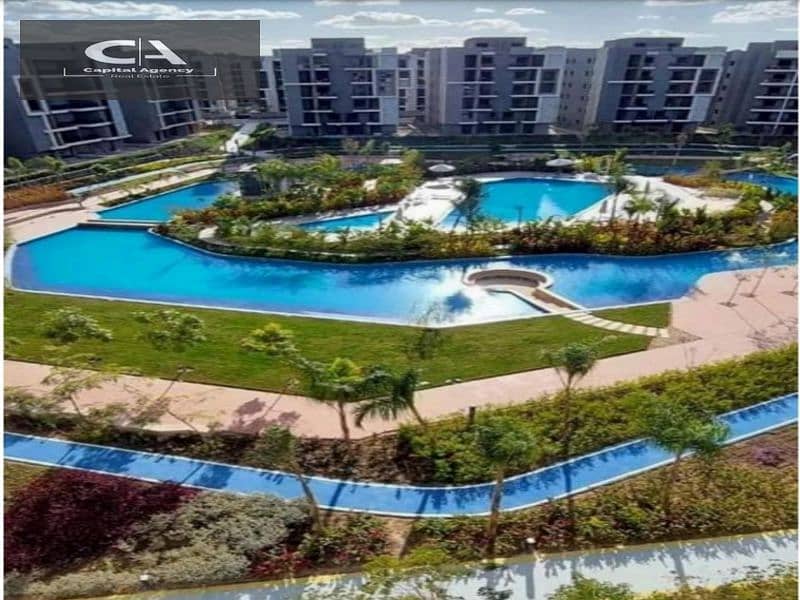 View Landscape apartment with immediate delivery in the heart of October With only 10% down payment  In Sun Capital Compound Special 40% cash discount 10