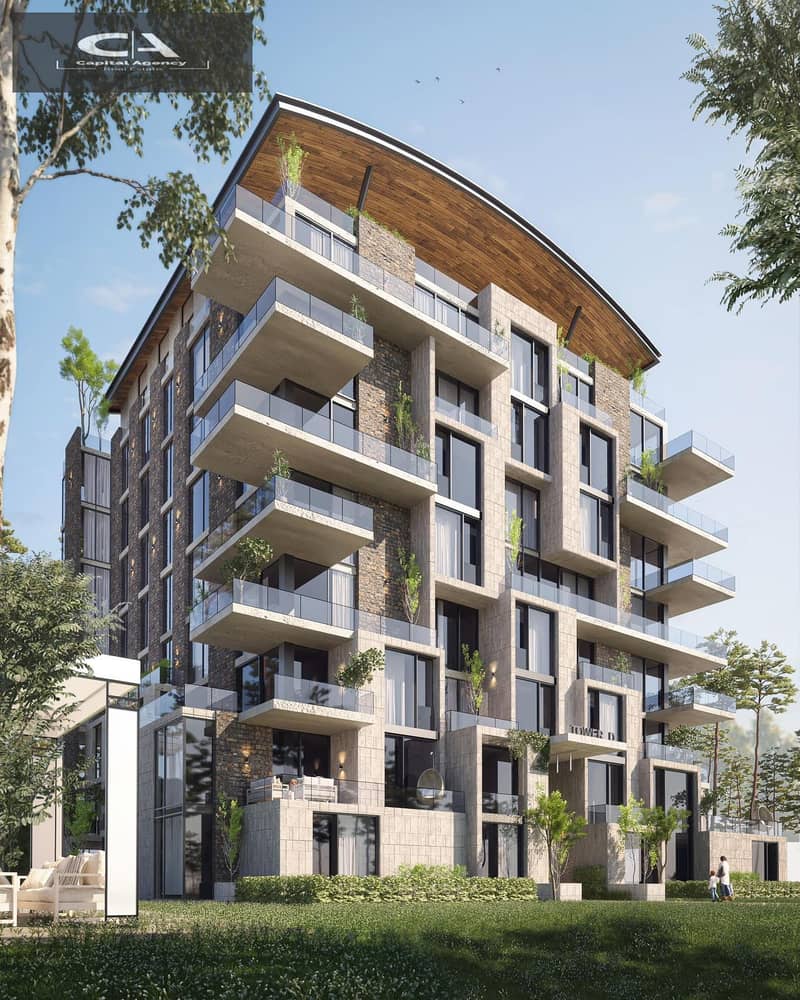 Book at the price of the first stage of an super luxury finished apartment in the Nest Compound in the heart of the Fifth Settlement,next to  Zed East 5