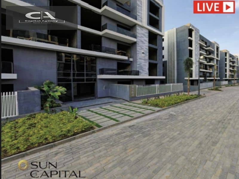 View Landscape apartment with immediate delivery in the heart of October With only 10% down payment  In Sun Capital Compound Special 40% cash discount 14