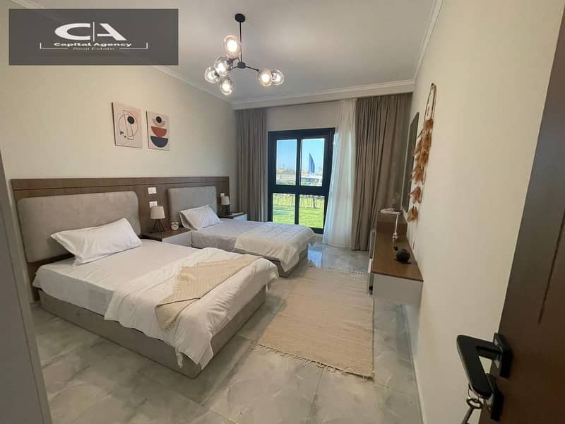 Own a chalet with a 10% down payment, fully furnished with kitchen and private garden in large installments in the heart of the North Coast - Q North 4