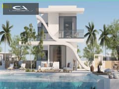 I own a chalet with a 5% down payment in Ras Al Hekma, fully finished, View Lagoon Tatweer Misr | salt