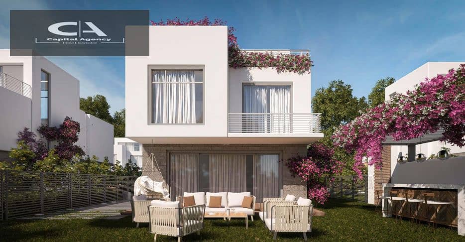 Own a twin house with a garden of 212 meters with a 24% discount on cash fully finished with a 10% down payment in the North Coast - Al Qamzi | Seaz 0