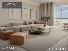 With a 24% discount on cash own a chalet with a garden of 153 m. fully finished with kitchen & air conditioners_in the North Coast_Al Qamzi | seazen