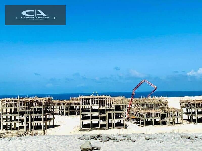 With a 5% down payment, own a fully finished chalet in Ras El Hekma with a 31% cash discount in Cali Coast 9