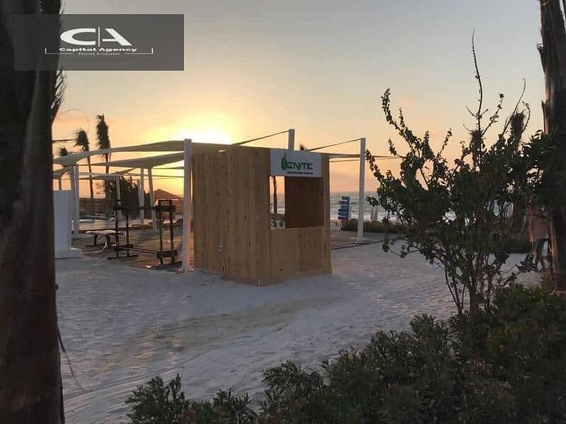 Chalet with roof for sale in Cali Coast, Ras El Hekma, with a distinctive view - 5% down payment - 31% cash discount 14