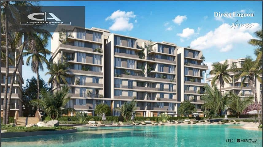 Own an apartment with ready to move with a 5% down payment for a limited period with Misr Italia with a 30% discount on cash in the Administrativ 1