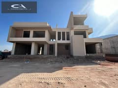 Own a fully finished twin house directly on the sea with a 33% discount on cash in Ain Sokhna & a 10% down payment in Majada El Galala _ Majada _ Iwan