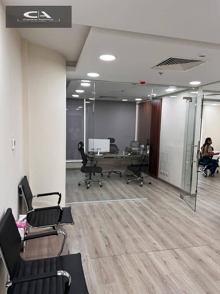 fully finished admin office with Ac's for rent in trivium - New Cairo 1