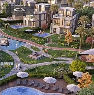 Own an apartment with a private garden _ a 5% down payment over the longest equal payment period & a 23% discount on cash in Garden Lakes _ Hyde Park 1