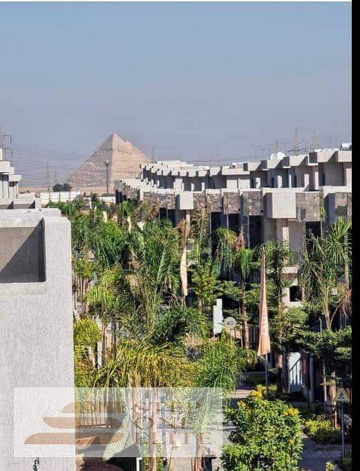 With a down payment of 720,000, you can immediately receive your apartment with a view of Pyramids in installments on 6 October 1