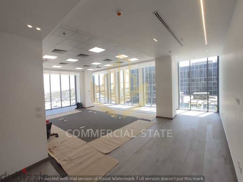 Finished Office at CFC for Rent 216m-مكتب جاهز للايجار في كايروفستفال 1