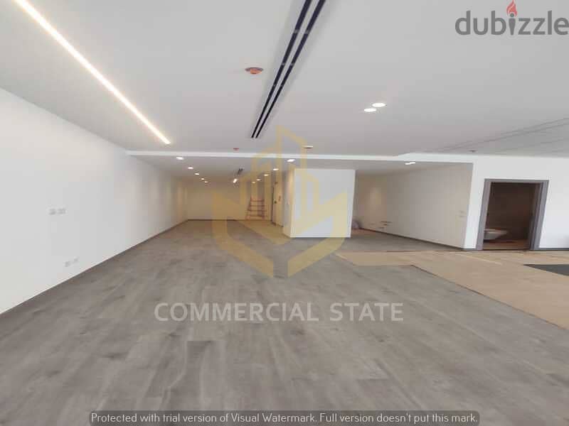 Finished Office at CFC for Rent 216m-مكتب جاهز للايجار في كايروفستفال 5