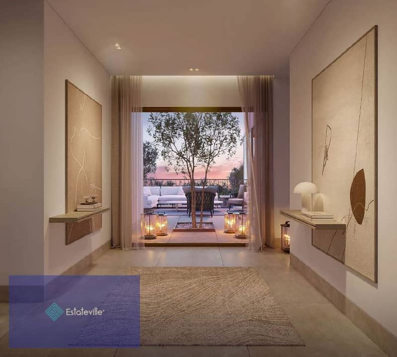 Penthouse finished with ACs for sale in Solana East Compound in the Fifth Settlement in installments over 8 years by Ora Naguib Sawiris Company 10