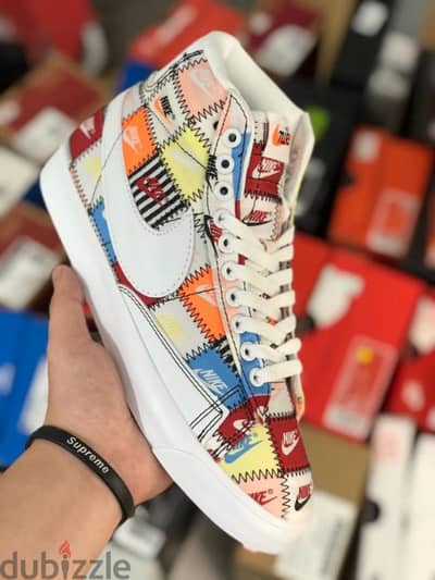 Nike blazer mid patchwork