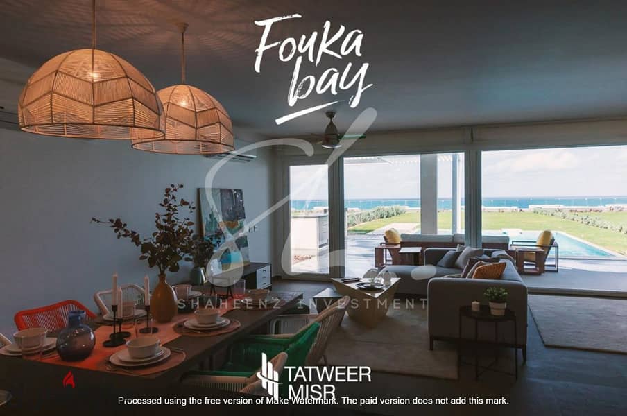 Chalet 3 Bedrooms with Lagoon View under Market price Fully finished in Fouka Bay North Coast Ras el-Hekma | فوكا باي الساحل الشمالي راس الحكمه 11