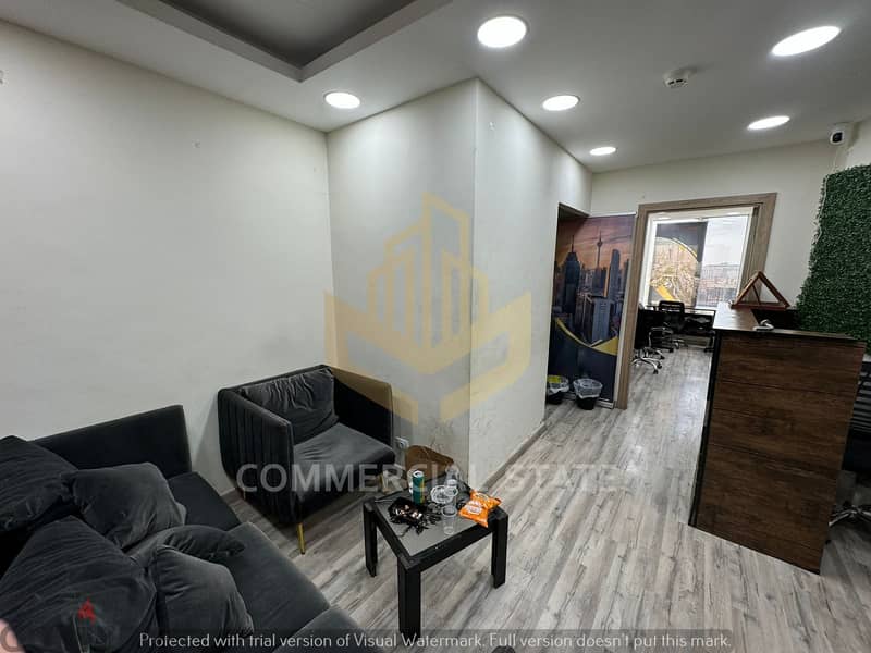 Finished Office at Trivium Square 65m for Rent-مكتب للايجار في ترفيوم 1