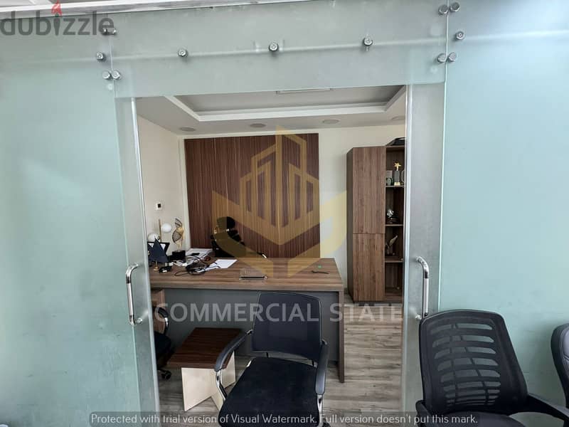 Finished Office at Trivium Square 65m for Rent-مكتب للايجار في ترفيوم 7