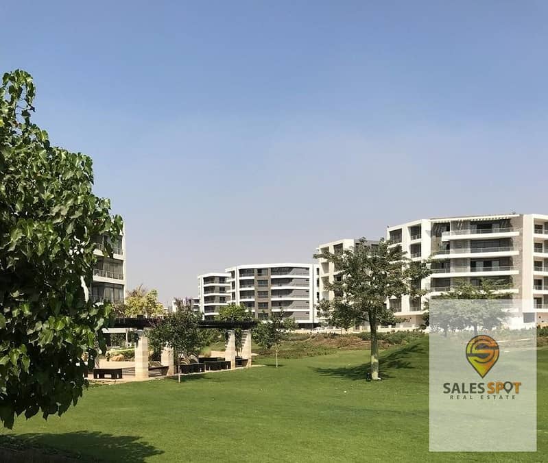 For sale, a 3-bedroom apartment, 165 m, in the most luxurious TAJ City compound, directly on the Suez Road - Taj City 2