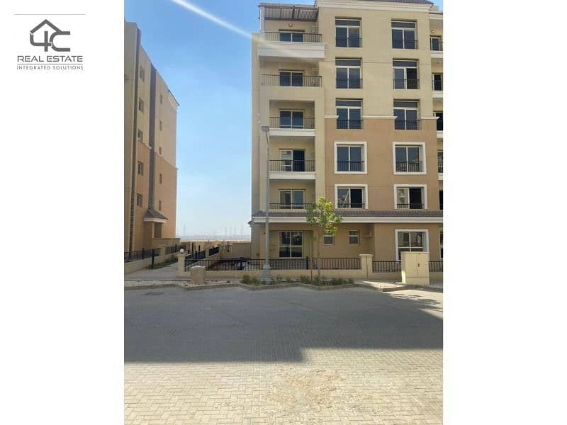 At the lowest price on the market, a nautical apartment with the best location, landscape view, in Sarai  Compound Mostakbal City 2