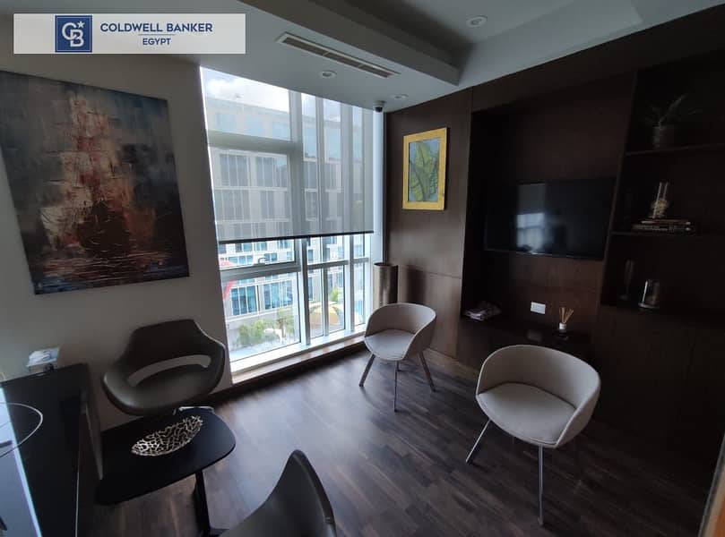 Ultra Super Lux Furnished Office for RENT  in Capital Business Park in El Sheikh Zayed 165 sqm- perfect for your business 3