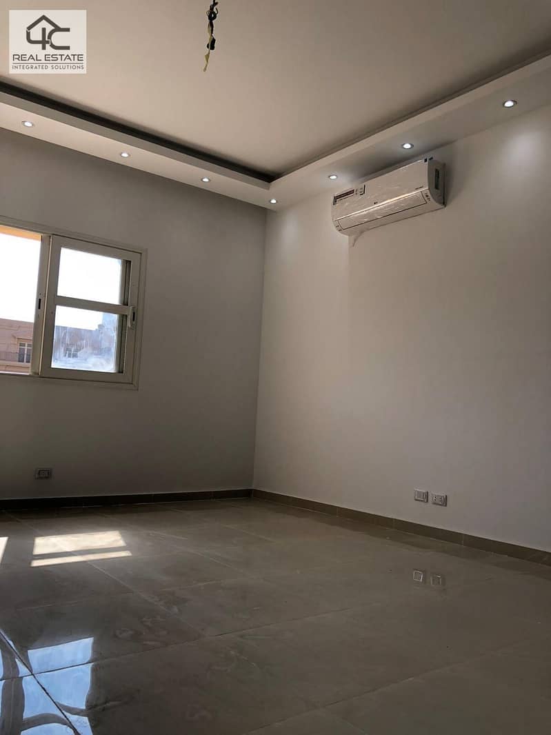 Studio for rent in Hyde Park, Fifth Settlement, finished with air conditioners and kitchen, 90 sqm, view, landscape, very special locationC 5