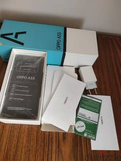 Oppo A55 Black with all accessories like new