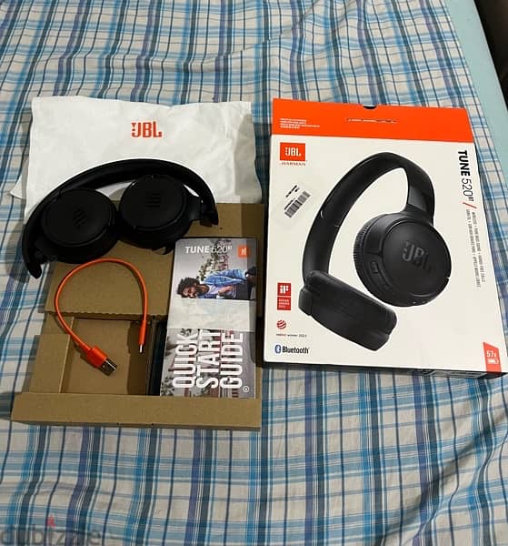 سماعهJBL 520BT  مستعمله خمس ايام يعتبر جديده 2