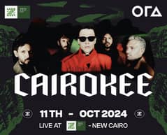 Tickets cairokee zed 11/10 تذاكر حفله كايروكي