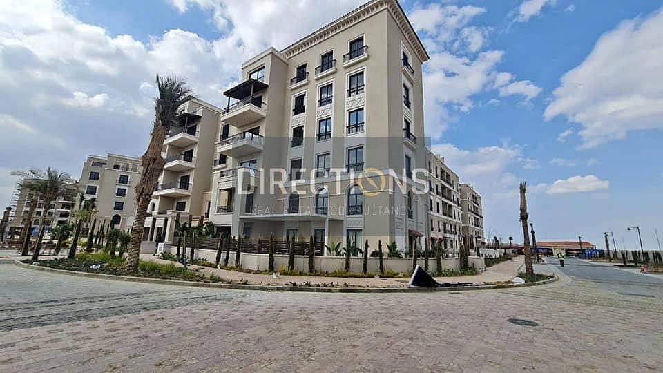 Apartment for sale ready for inspection finished with air conditioners in Village West Sheikh Zayed Dorra Company next to Cairo Gate Emaar Misr 7