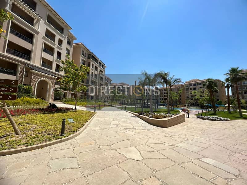 Apartment for sale with garden, fully finished and immediate receipt, in 90 Avenue Compound, Fifth Settlement 7