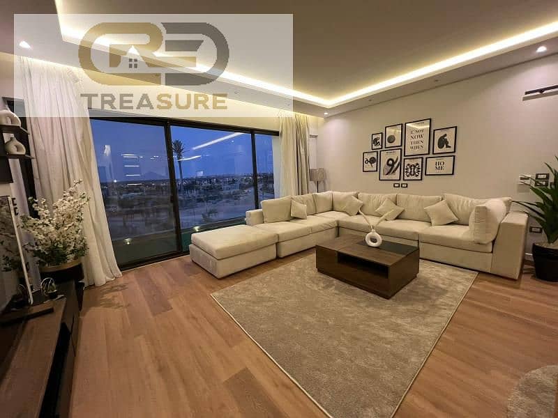 شقة للإيجار مفروشة سوبر لوكس  في ليك فيو ريزيدنس - Lake View Residence - التجمع الخامس 14