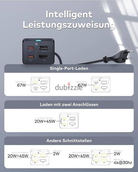 Baseus USB-C Charger for Steam Deck, 67W GaN5 USB-C Charging Station 1