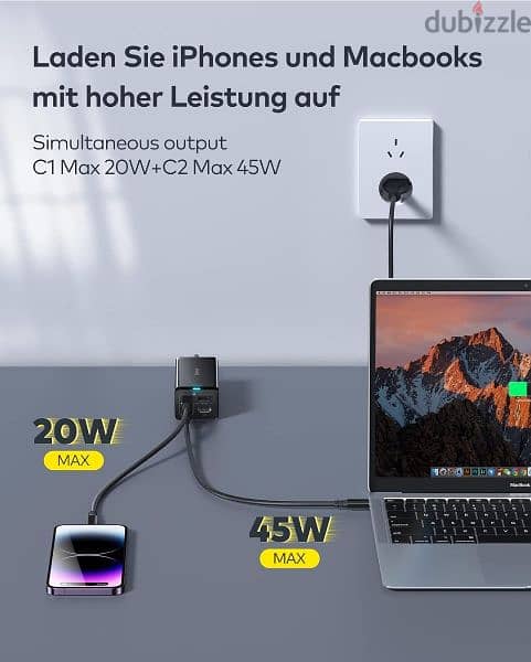 Baseus USB-C Charger for Steam Deck, 67W GaN5 USB-C Charging Station 3