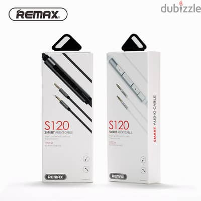 Remax aux 3.5mm smart audio cable-Black