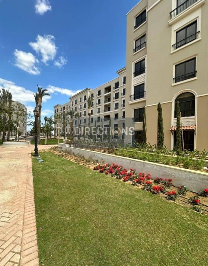 شقة متشطبة بالتكيفات للبيع بقلب الشيخ زايد بكمبوند فيلدج ويست | village west | من شركة الدرة dorra 7