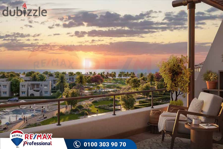 Own a chalet in Palm Hills Ras El Hekma 1