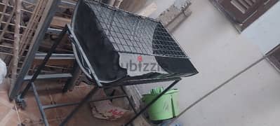 Portable charcoal grill

(black color).