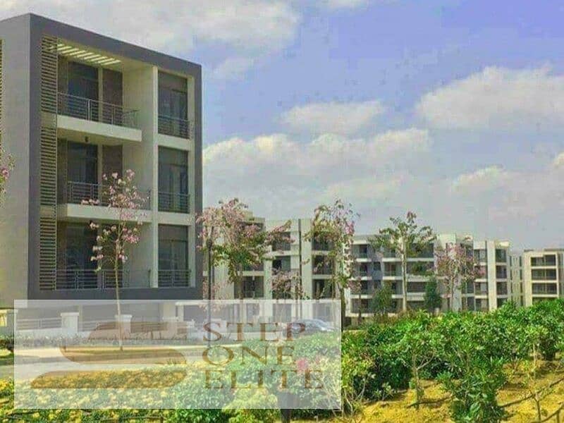 Apartment with garden for sale in installments near City Center Almaza, First Settlement 4