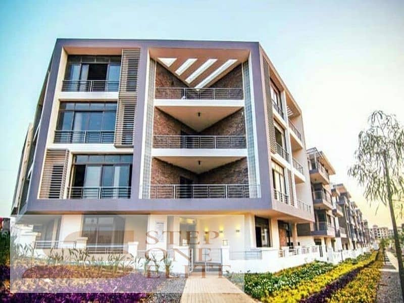 Apartment with garden for sale in installments near City Center Almaza, First Settlement 9