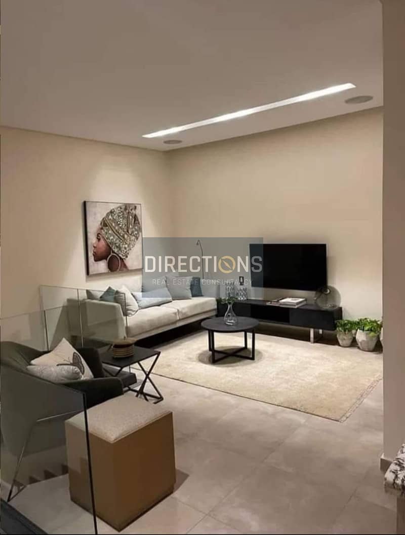 Early Delivery Apartment with garden for sale fully finished with ACs direct beside Cairo Gate Emaar in | Village West | Dorra Company 6