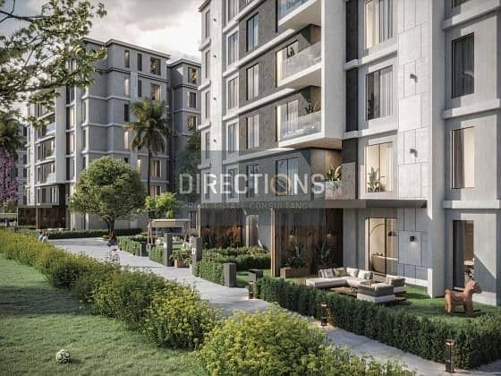 Early Delivery Apartment for sale direct beside | Hassan Allam Swanlake | in front of El-Rehab in | Creek Town | Compound  in instalments over 6years 2