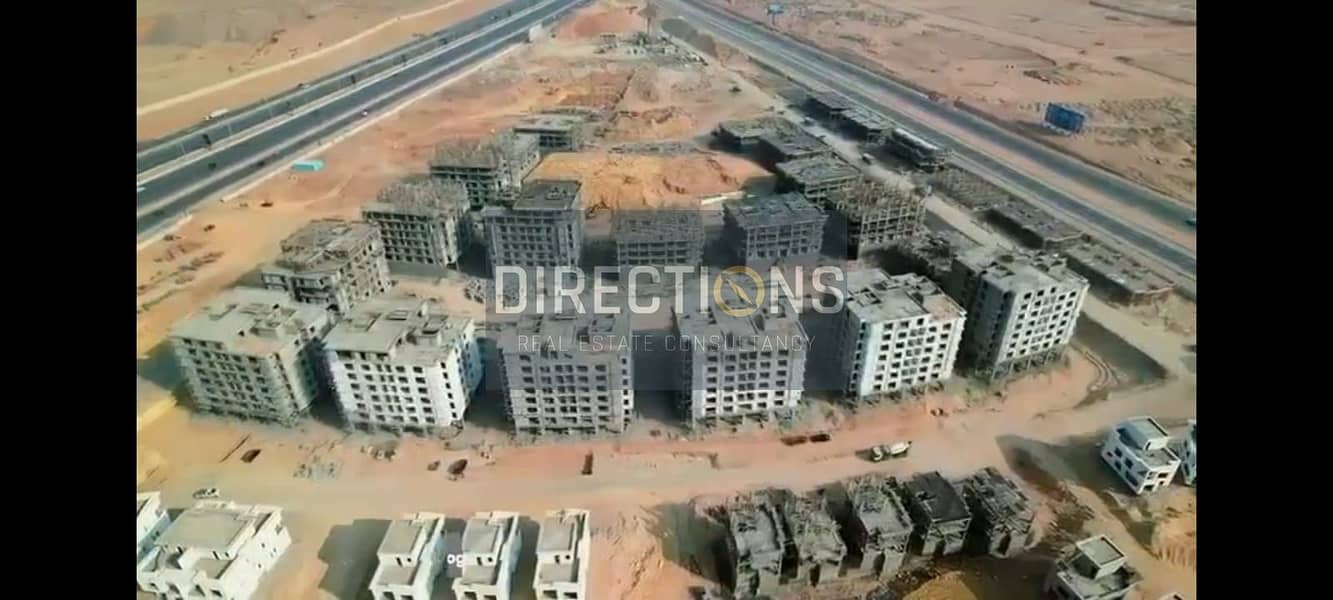 Early Delivery Apartment for sale direct beside | Hassan Allam Swanlake | in front of El-Rehab in | Creek Town | Compound  in instalments over 6years 4