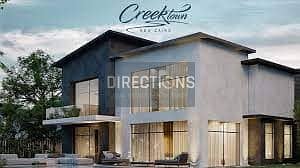 Apartments for sale in Creek Town Compound, immediate delivery, next to Swan Lake, in front of Rehab