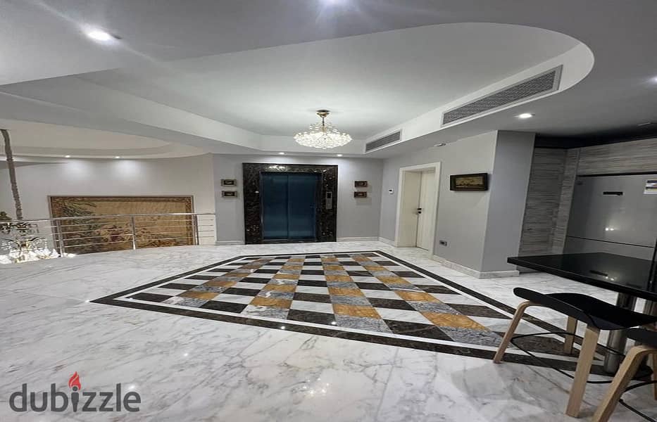 A Luxury Stand Alone villa with Elevator For Rent In Lake View - New Cairo 5