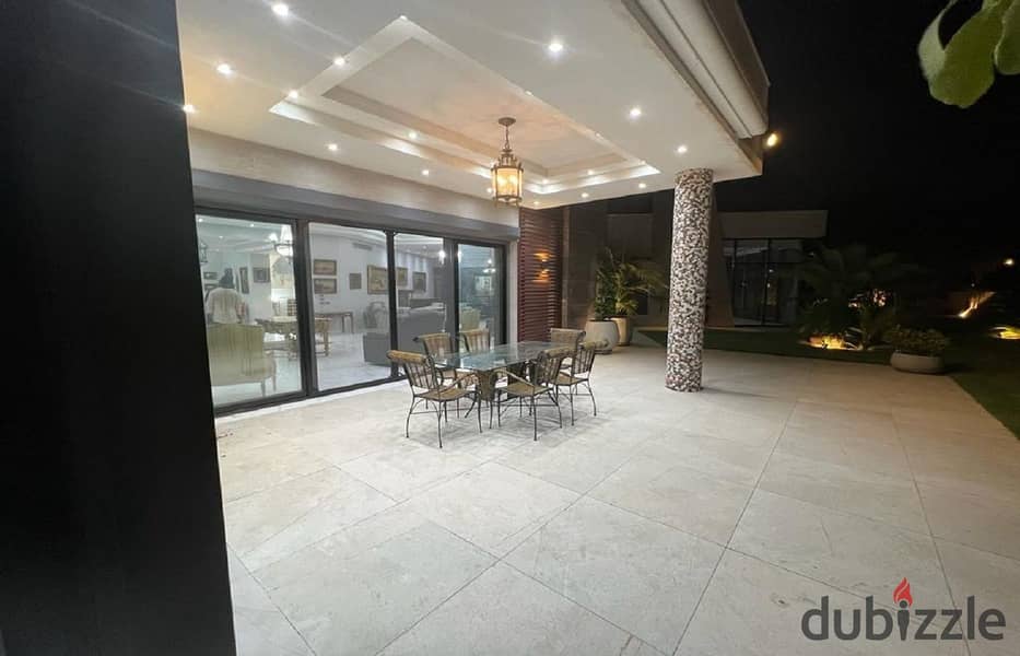 A Luxury Stand Alone villa with Elevator For Rent In Lake View - New Cairo 11