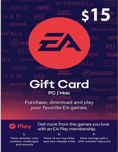 gift card EA play 15$