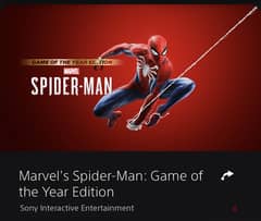 Marvel spiderman 2018 ps4 full account